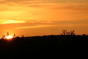 Sunset Alaska Fairbanks