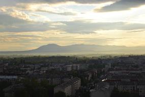 Hills Panorama Summer Landscape