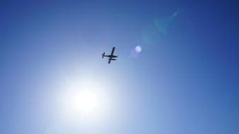 Plane Sun Flare