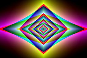 color rhombus diagram