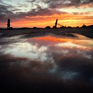 Sunset Anchor Water