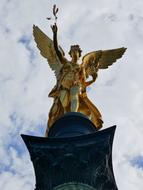 beautiful golden statue