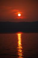 Sunset Iskar Dam Sea