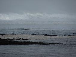 seascape by the rocks