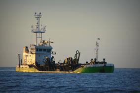 floating big ship