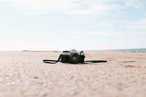 photopart on a sandy beach