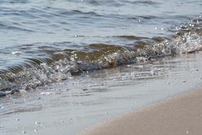 sea ​​waves on the beach