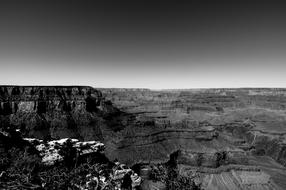 high cliff with trees landscape