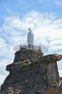 stone statue and architecture