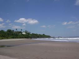 clouds sky beach sea