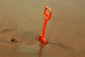 shovel sand beach