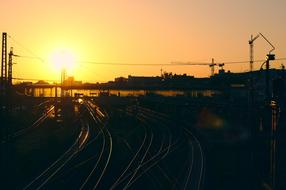 sunlit railroad