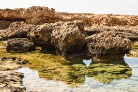 Rocky Coast Lagoon Sea
