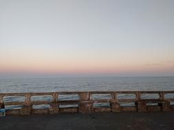 fence by the sea view