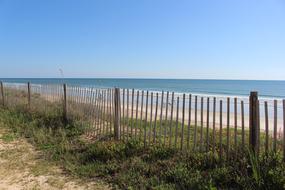 Fence Beach Ocean