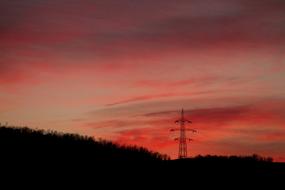 Sunset Silhouette Tree