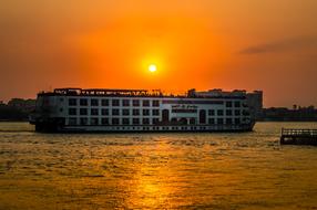 Sunset River Boat