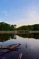 Lake Sunset Water