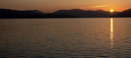 Sunset Water River