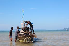 Thailand Fisherman Fishing Boat
