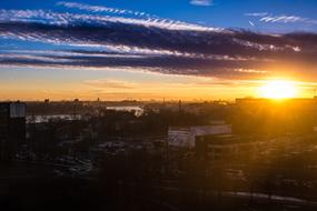 Sunset Clouds Panorama