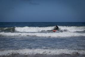 Beach Surfing Waves