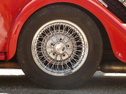 red Rim Wheel Mature