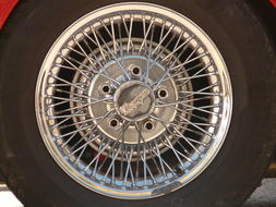 Wheel Rim of vintage Auto