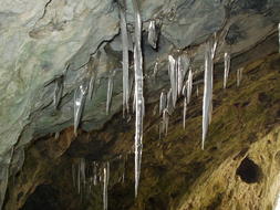 perfect Icicle Cave Winter