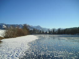 fabulous Winter Frozen Lake
