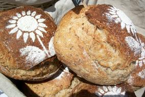 fresh organic bread