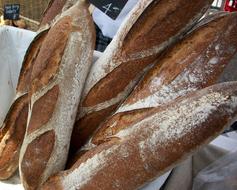 crusty baguette