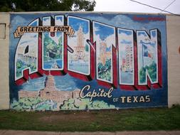 Austin Graffiti Mural drawing