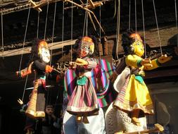 Nepal wood colors Dolls