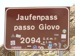 Jaufenpass Passo giovo drawing