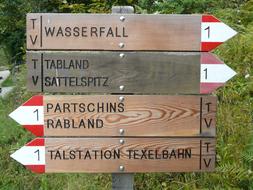 Directory Sign posts