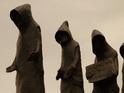 Monks Sculpture