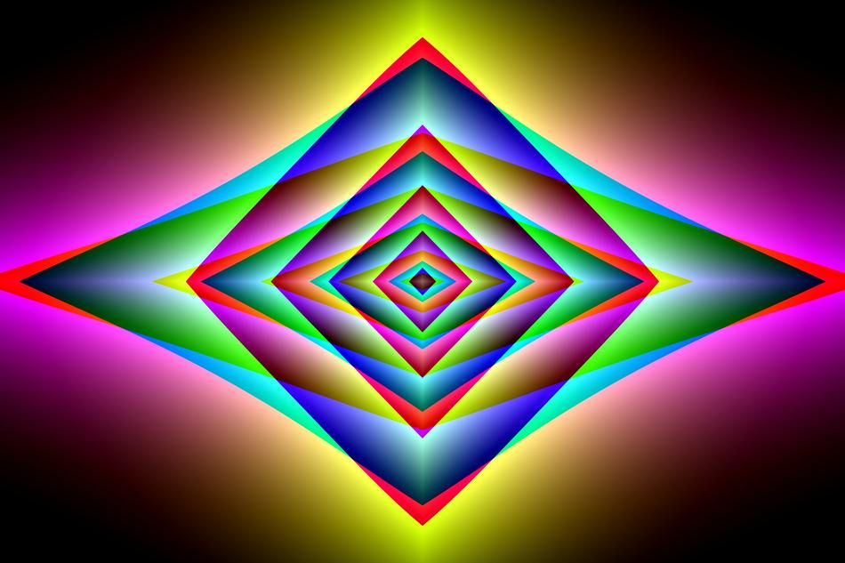 color rhombus diagram