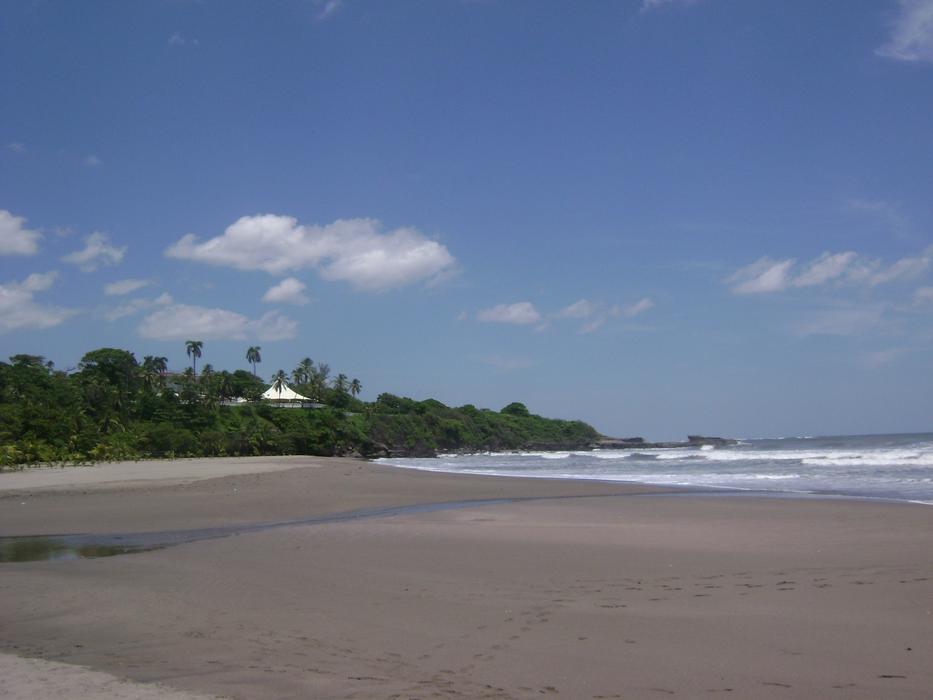 clouds sky beach sea