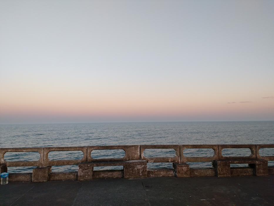 fence by the sea view