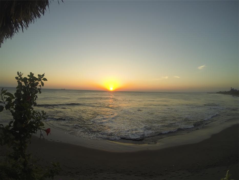 ocean on a calm evening