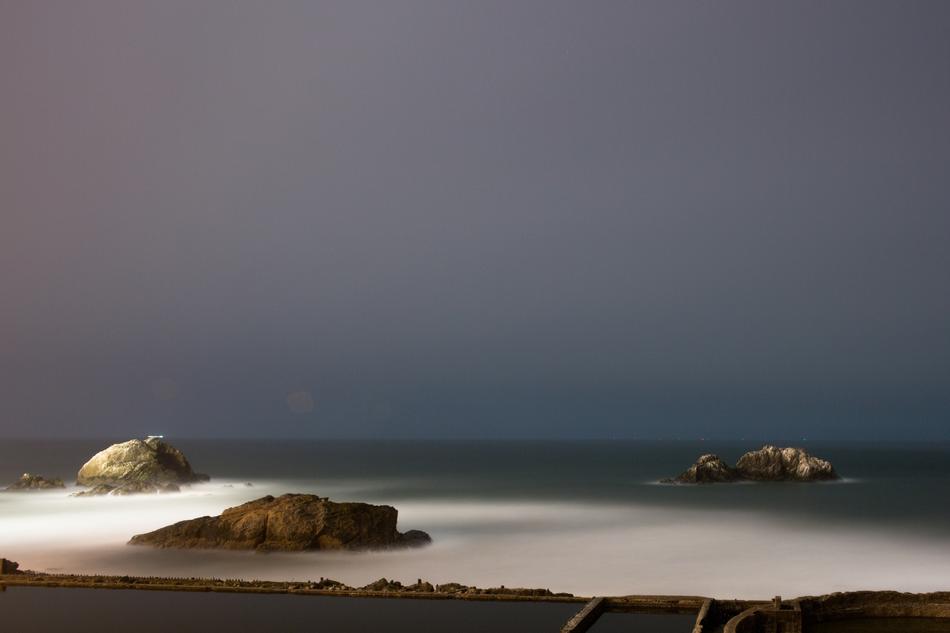 sea beach with rocks