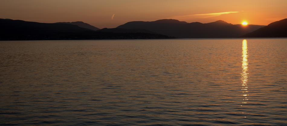 Sunset Water River