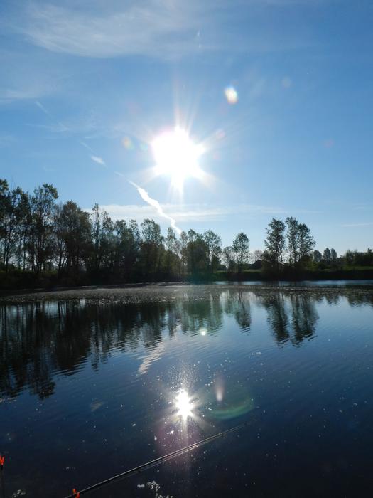 sunshine by the lake