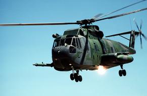 flying Helicopter of Army