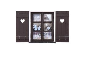 Windows Glass wood heart