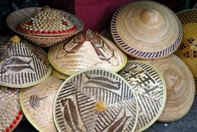 Straw rice Hats