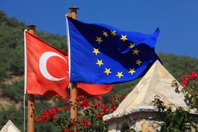 Blue Country Europe flags