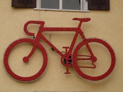 Bike Red wall