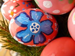 painted egg pattern